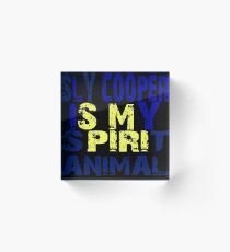Sly Cooper Acrylic Block