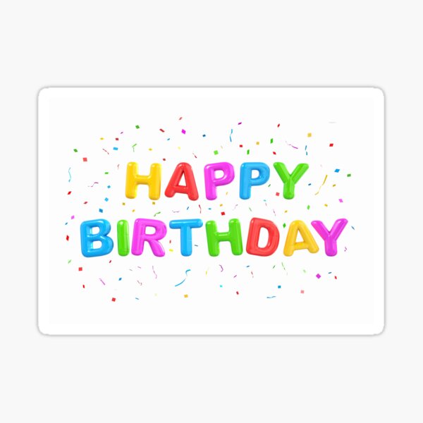 happy birthday alex stickers  redbubble