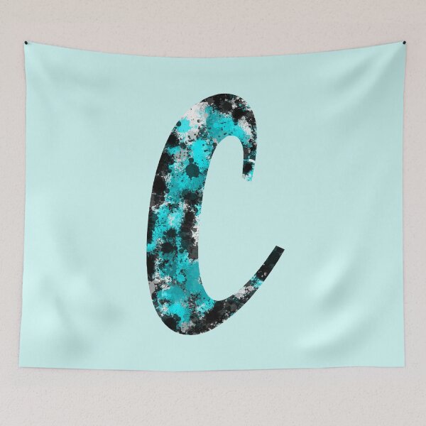 Item preview, Paint Splash Letter C designed and sold by meleyart.