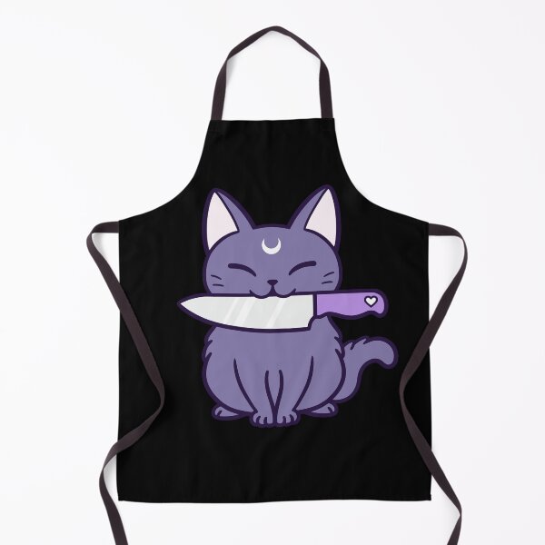 Knife Kitten // Black | Nikury Apron