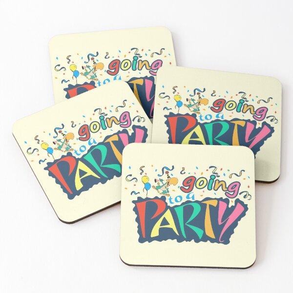 Item preview, Going to a Party Sticker designed and sold by gooddesignart.