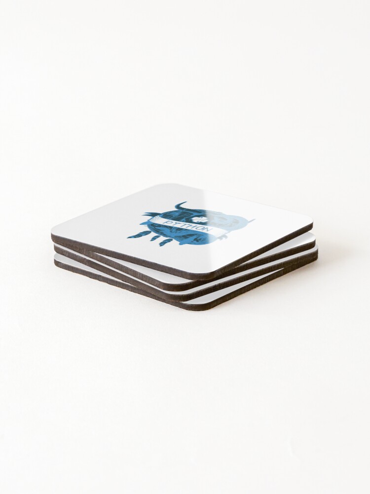 Thumbnail 4 of 5, Coasters (Set of 4), python language designed and sold by Imagine-Create.