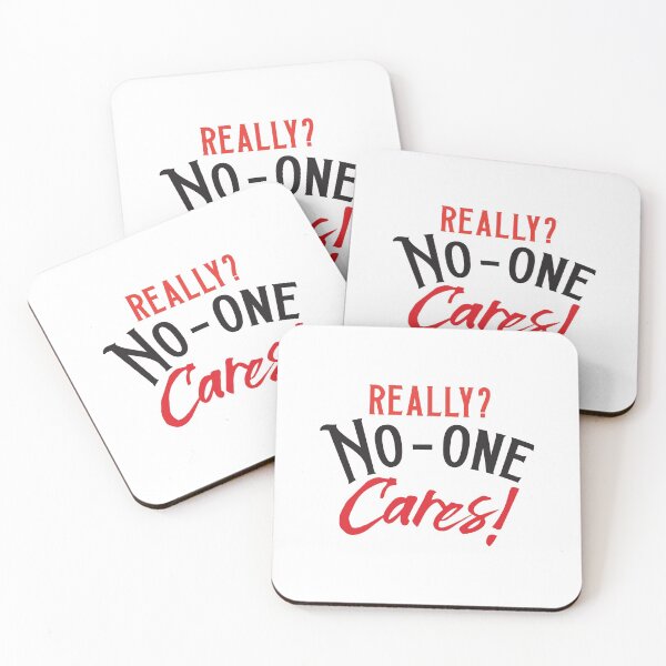 Item preview, Really? No-one CARES! designed and sold by jazzydevil.