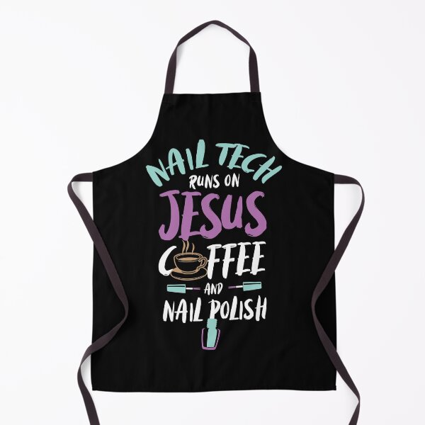 Item preview, Nail Tech Runs On Jesus Coffee And Nail Polish designed and sold by Myshelter.