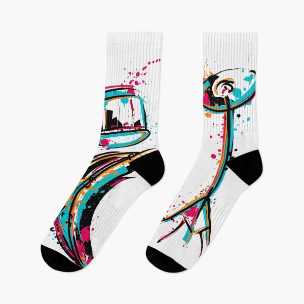 Item preview, Drum kit with splashes in watercolor style. designed and sold by kateja.