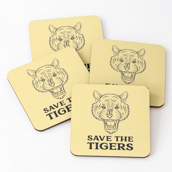 Item preview, Save the Tigers Roaring Tiger designed and sold by quoteology.