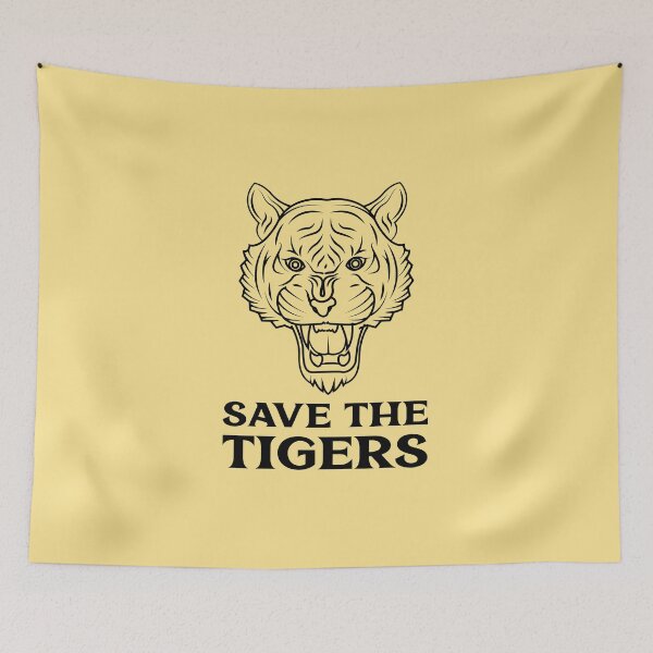 Item preview, Save the Tigers Roaring Tiger designed and sold by quoteology.