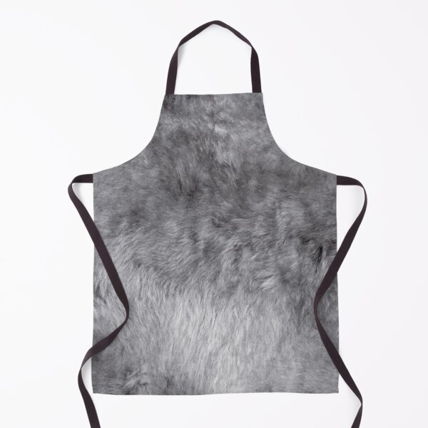 Item preview, Grey fur coat designed and sold by pamposdev.