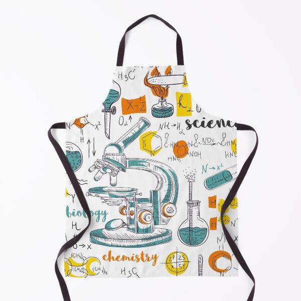 Item preview, Vintage seamless pattern old chemistry laboratory with microscope, tubes and formulas designed and sold by kateja.