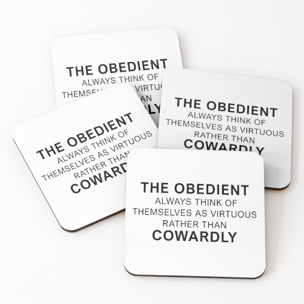 Item preview, virtue signaling Obedient Sheep Quote designed and sold by ArtOfRebellion.