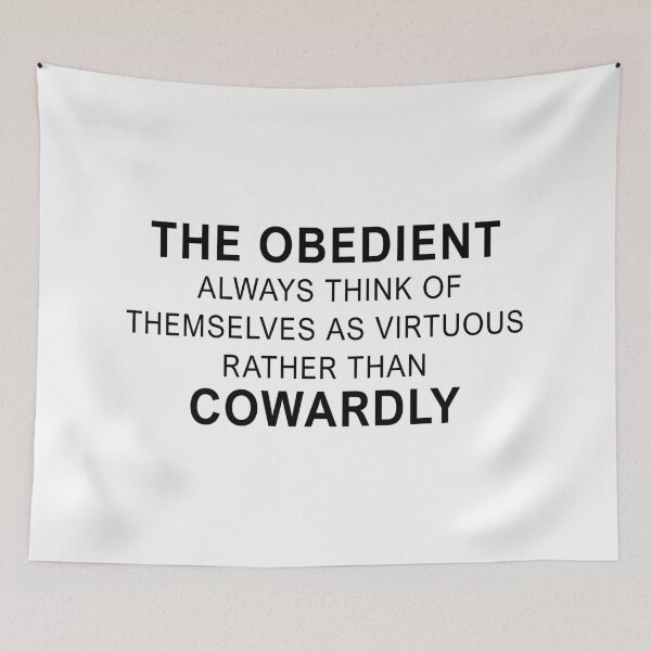 Item preview, virtue signaling Obedient Sheep Quote designed and sold by ArtOfRebellion.