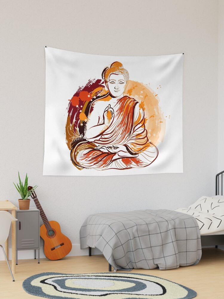 Buddha wall tapestry hot sale