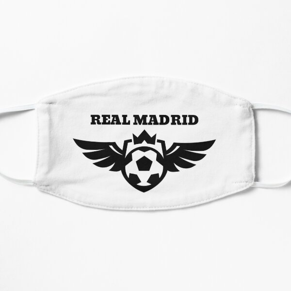 Diseño del Real Madrid Fans Club Mascarilla plana