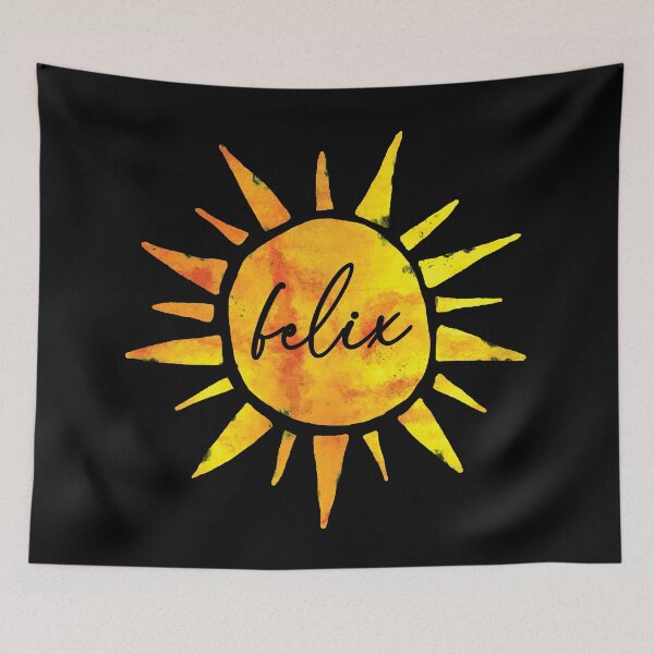 Item preview, FELIX SUNSHINE - Stray Kids Yellow Watercolor Sun designed and sold by SugarSaint.
