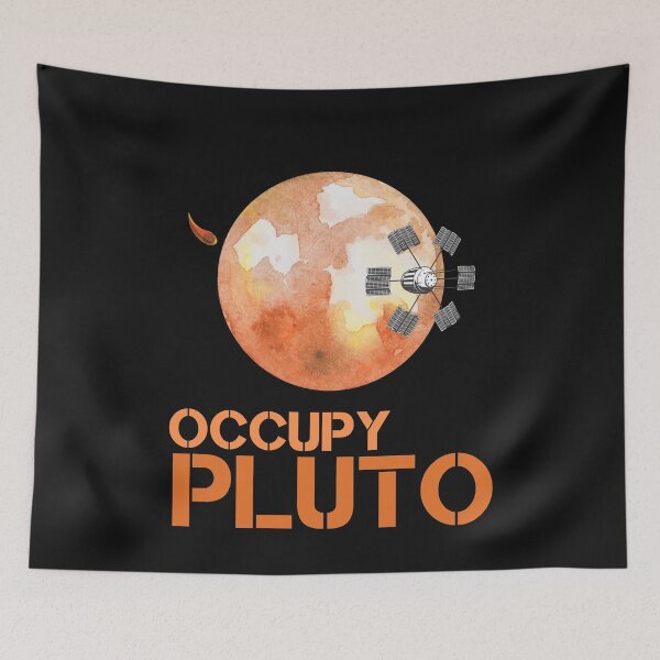 Item preview, Funny Occupy Pluto Planet quote designed and sold by OneTimeEngineer.