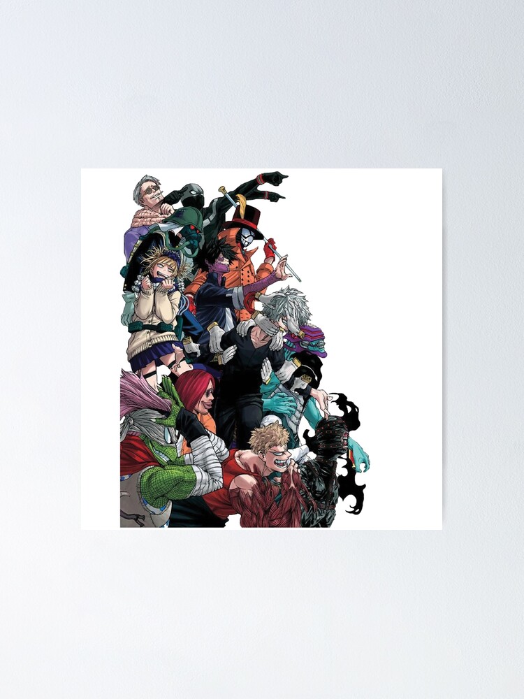 My Hero Academia League Of Villains Poster For Sale By Cassidycreates Redbubble 4296