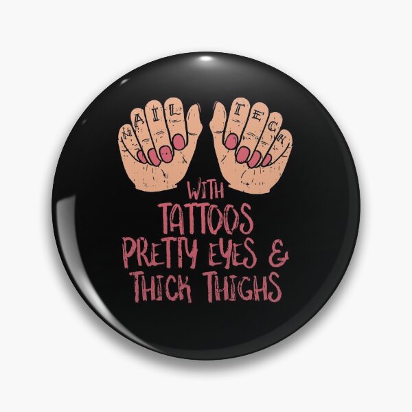 Item preview, Nail Tech With Tattoos Pretty Eyes & Thick Thighs designed and sold by Myshelter.