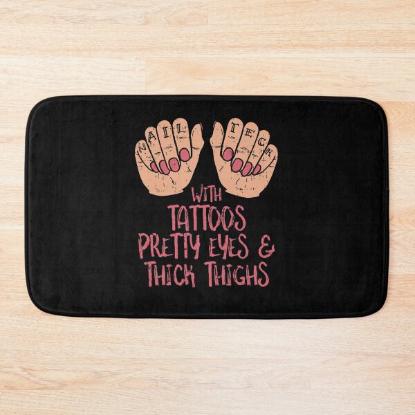 Item preview, Nail Tech With Tattoos Pretty Eyes & Thick Thighs designed and sold by Myshelter.
