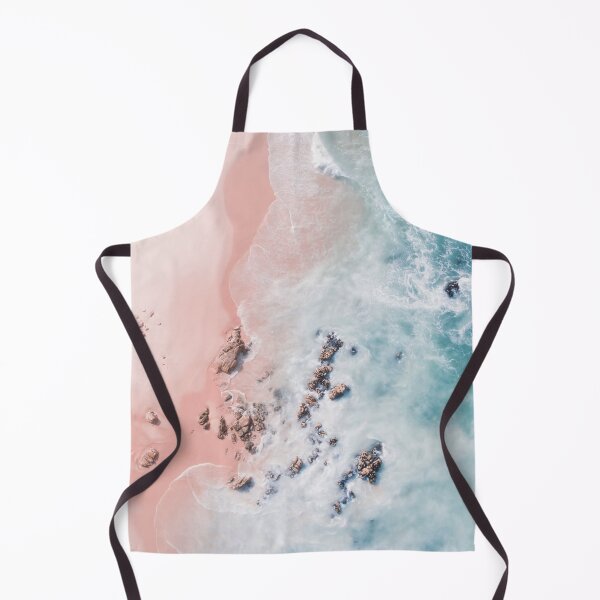 Item preview, Sea Bliss - Aerial Pink Beach Ocean Sea photography by Ingrid Beddoes designed and sold by Ingrid Beddoes Photography.