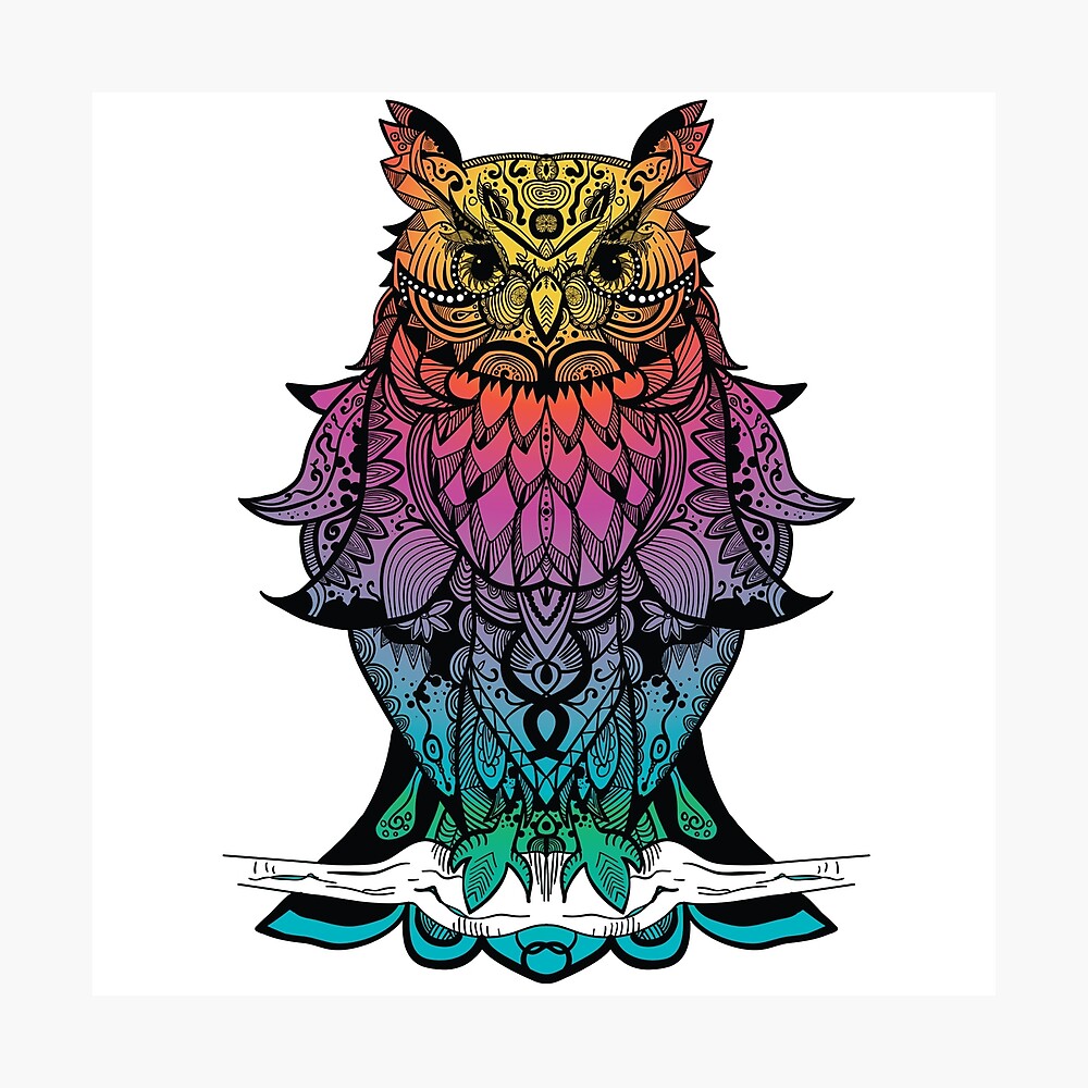 Owl Mandala Art ubicaciondepersonas.cdmx.gob.mx