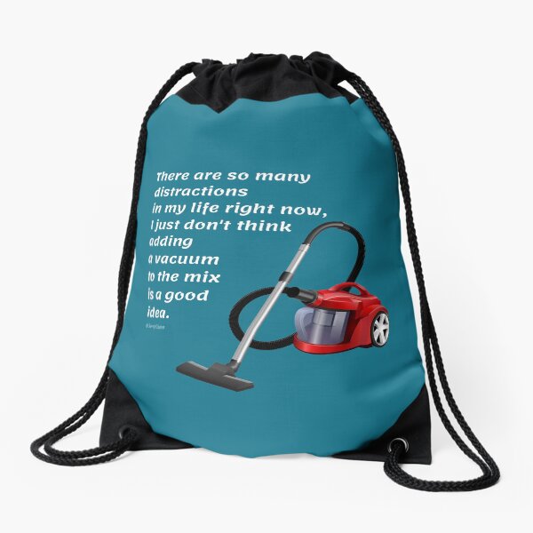 Item preview, So Many Distractions - Vacuum Humor Cleaning Lady Gifts designed and sold by SavvyCleaner.