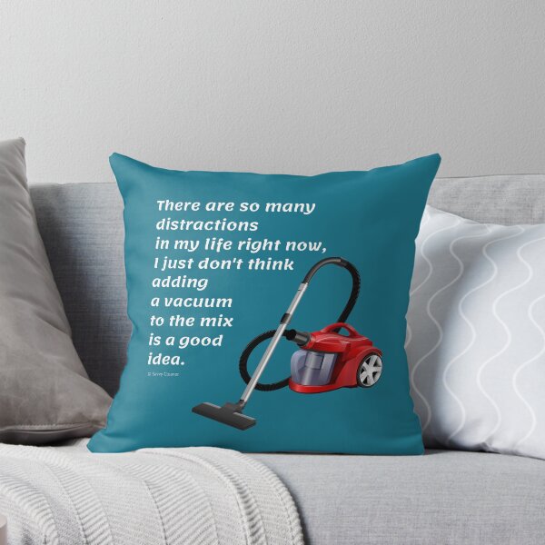 Item preview, So Many Distractions - Vacuum Humor Cleaning Lady Gifts designed and sold by SavvyCleaner.