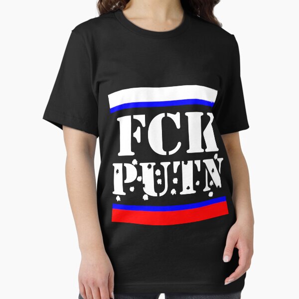 Item preview, FUCK Putin FCK Putin flag shots in white designed and sold by ShiShaka.