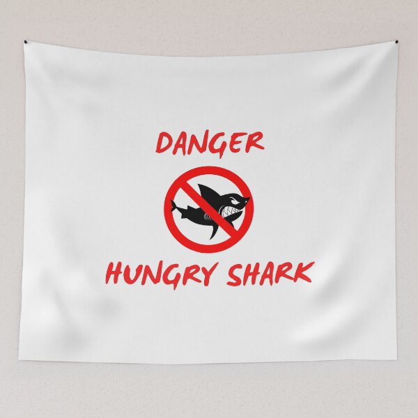Item preview, Hungry Shark Danger designed and sold by ReshenNY.