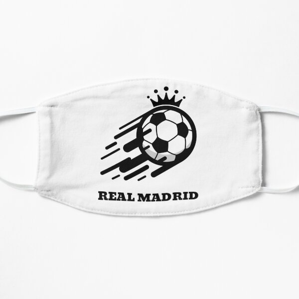 Diseño del Real Madrid Fans Club Mascarilla plana