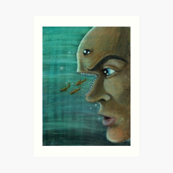 Fish Mind Art Print