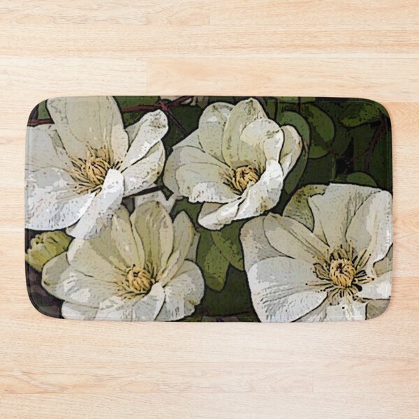 Item preview, Guernsey Cream Clematis designed and sold by EternalRainbow.