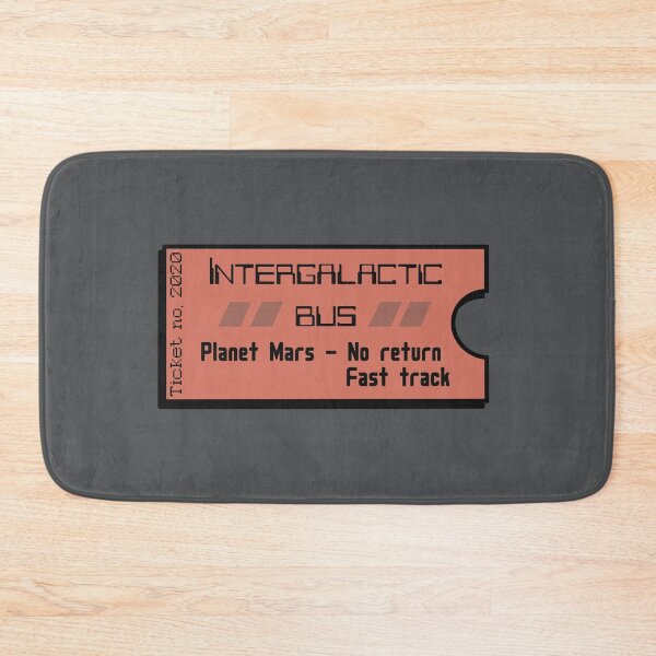 Item preview, Ticket to Planet Mars, red designed and sold by Funful.