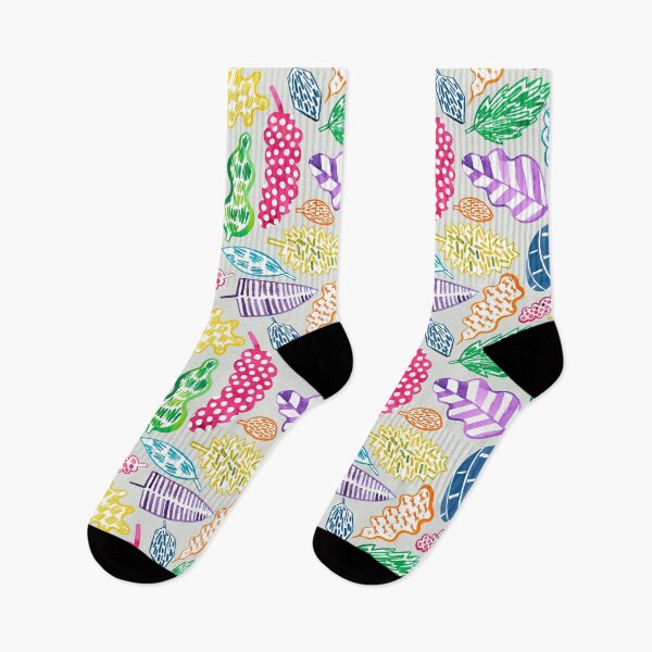 Item preview, Leaves with graphic textures - Botanical print with geometry - Multicolor gray designed and sold by ninoladesign.