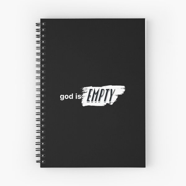 Item preview, God is Empty on black designed and sold by HutchLA.