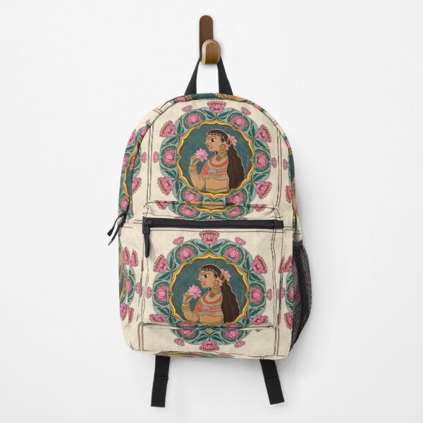 Item preview, The Queen of lotus Madhubani painting designed and sold by Prita-D.
