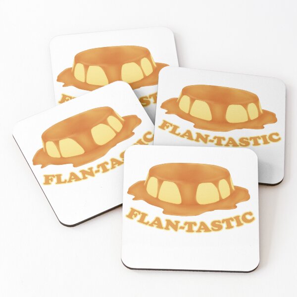 Item preview, Flan-tastic pun funny design designed and sold by Sipsta.