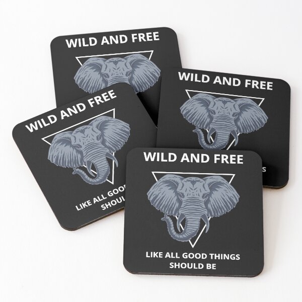 Item preview, Elephants - wild and free designed and sold by TeeZoneZtore.