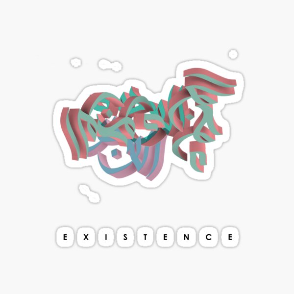 EXISTENCE | Abstract Arabic Calligraphy Sticker