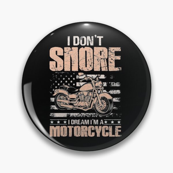 Item preview, I Don't Snore I Dream I'm A Motorcycle Vintage Biker Dad designed and sold by CharlieWarren.