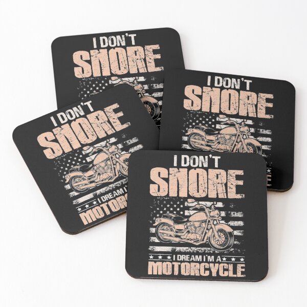 Item preview, I Don't Snore I Dream I'm A Motorcycle Vintage Biker Dad designed and sold by CharlieWarren.