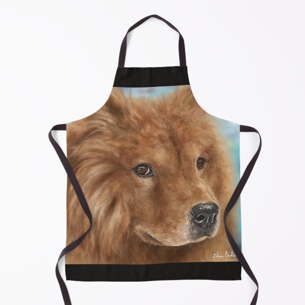 Item preview, Painting of a Fluffy Brown Chow Chow Dog designed and sold by ibadishi.