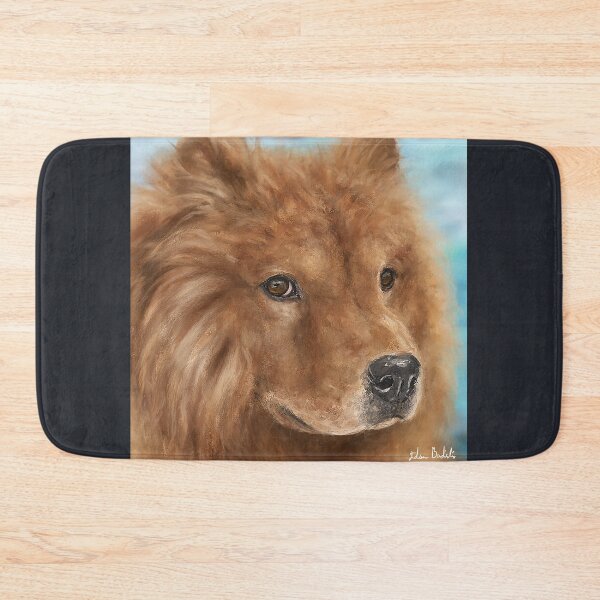 Item preview, Painting of a Fluffy Brown Chow Chow Dog designed and sold by ibadishi.