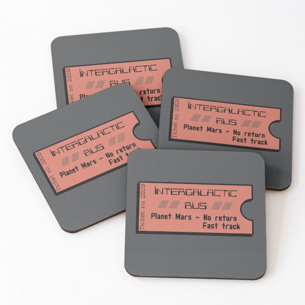 Item preview, Ticket to Planet Mars, red designed and sold by Funful.