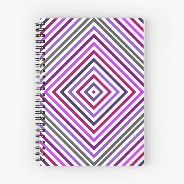 Item preview, Lilac Grey Colorful Rhomb - Whimsical Psychedelic Retro Geometric Pattern  designed and sold by GrandTartaria.