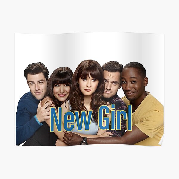 New Girl Cast and logo Poster