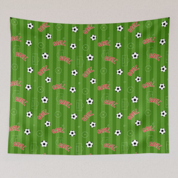 Item preview, Football Pitch | Soccer Field and Footballs designed and sold by CreativeTwins.