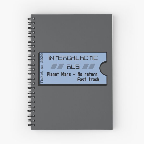 Item preview, Ticket to Planet Mars, Blue designed and sold by Funful.