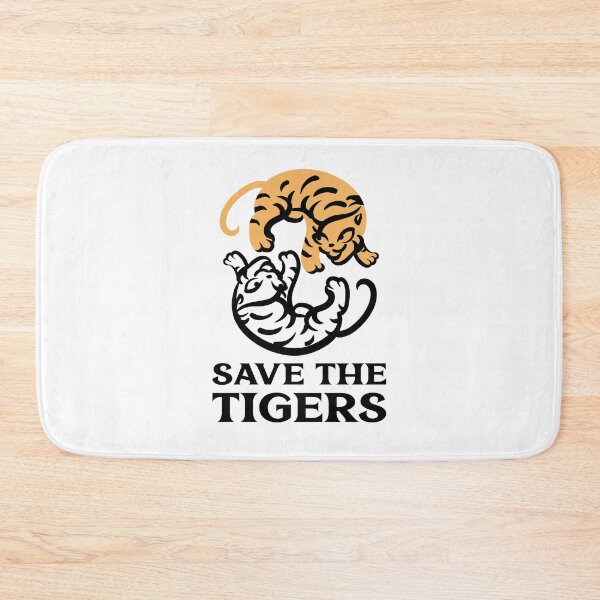 Item preview, Save the Tigers Traditional Painting designed and sold by quoteology.