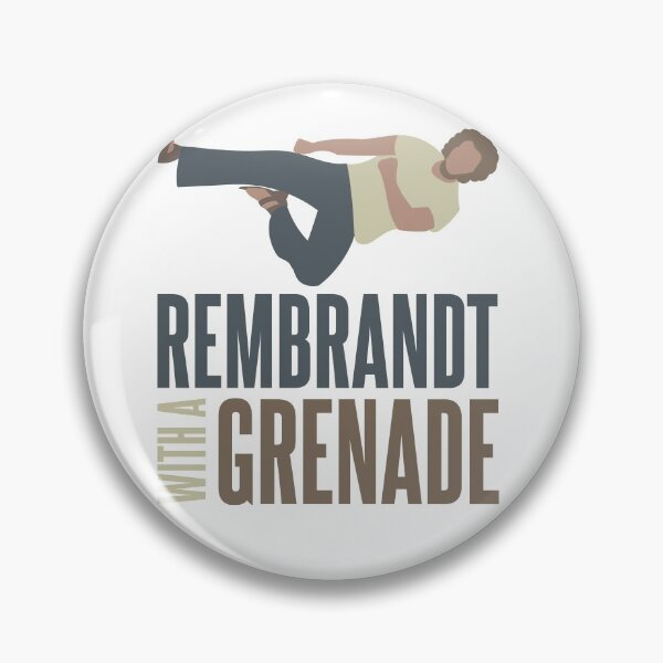 Item preview, Rembrandt With a Grenade designed and sold by Meta Cortex.
