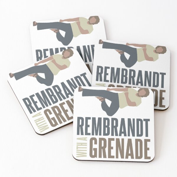 Item preview, Rembrandt With a Grenade designed and sold by Meta Cortex.